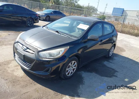 2012 Hyundai Accent Gs from USA, damaged, VIN KMHCT5AE8CU005841